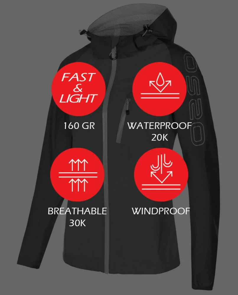 O2 Waterproof Trail Jacket...