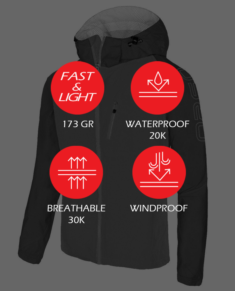 O2 Waterproof Trail Jacket 30k